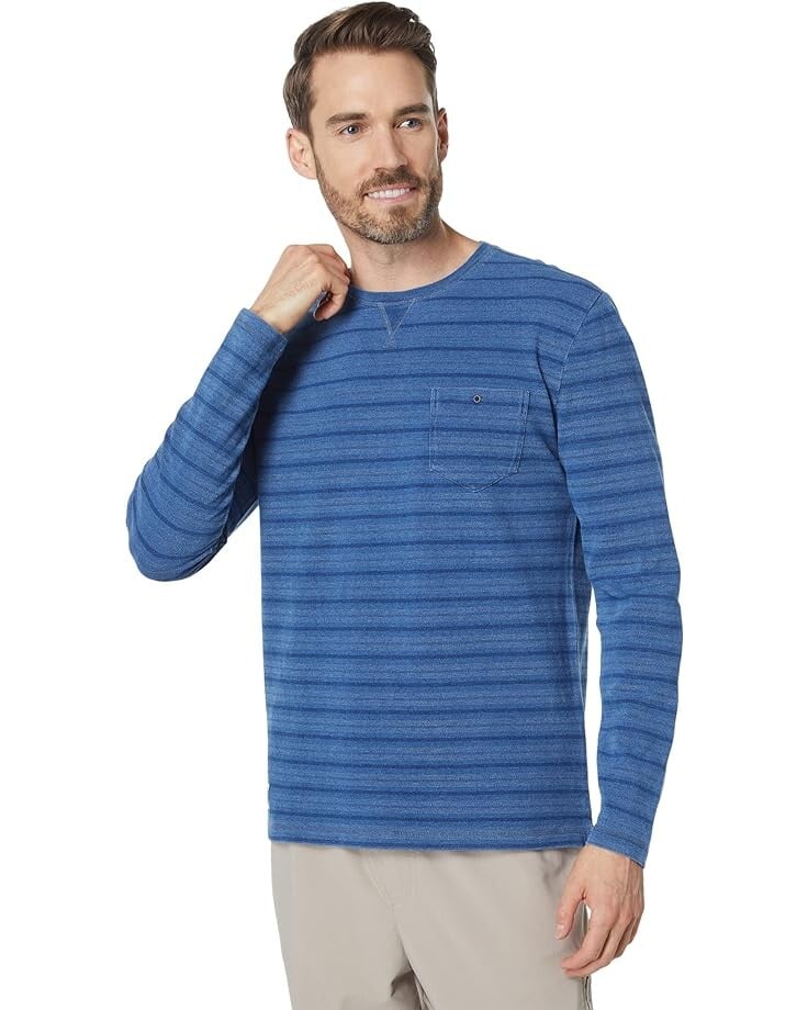 

Свитер johnnie-O Woodway Striped Sweater, цвет Indigo