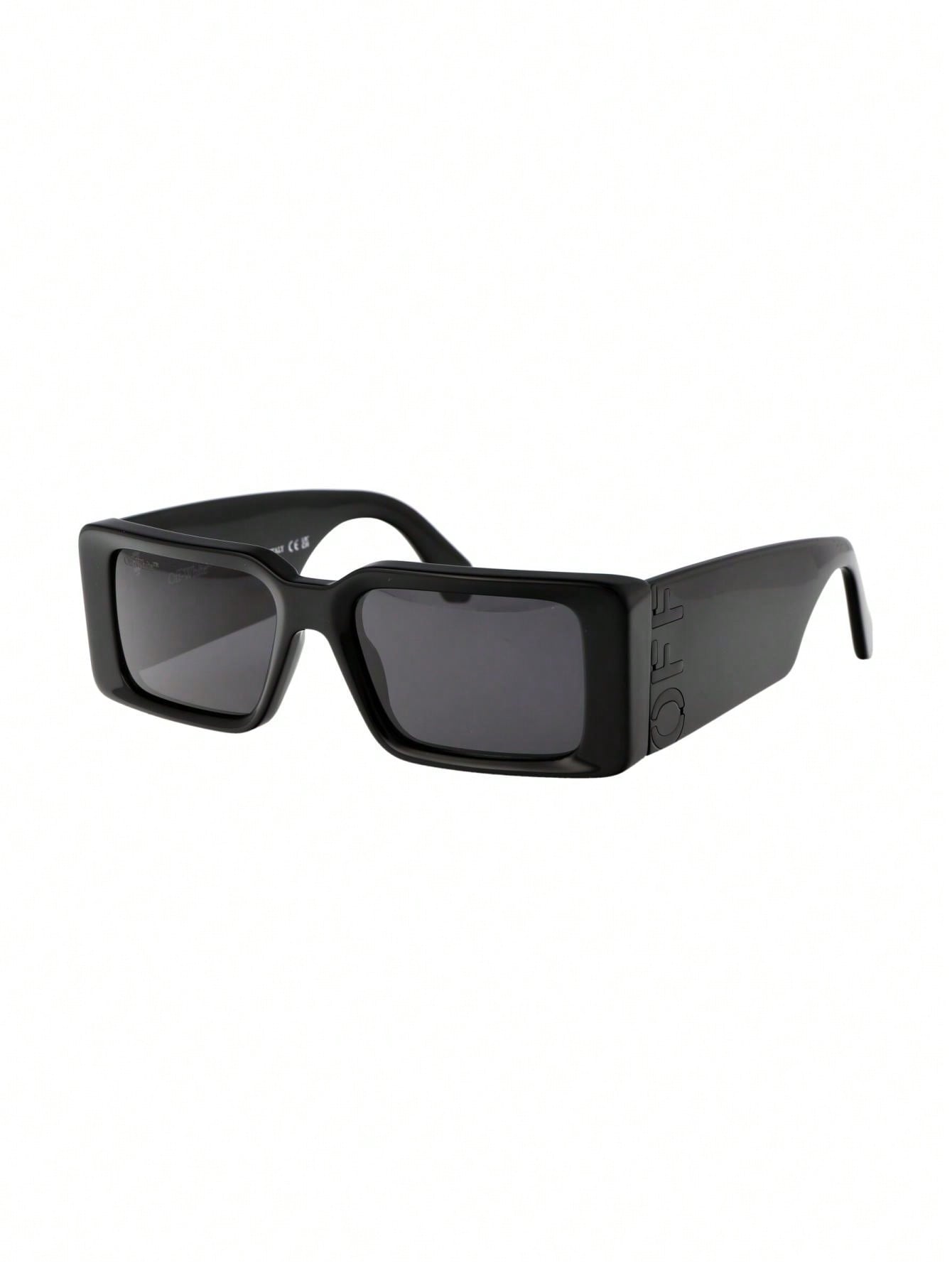 женские солнцезащитные очки off white черные oeri003c99pla0011007 черный Мужские солнцезащитные очки Off-White СЕРЫЕ OERI097F23PLA0011007, серый
