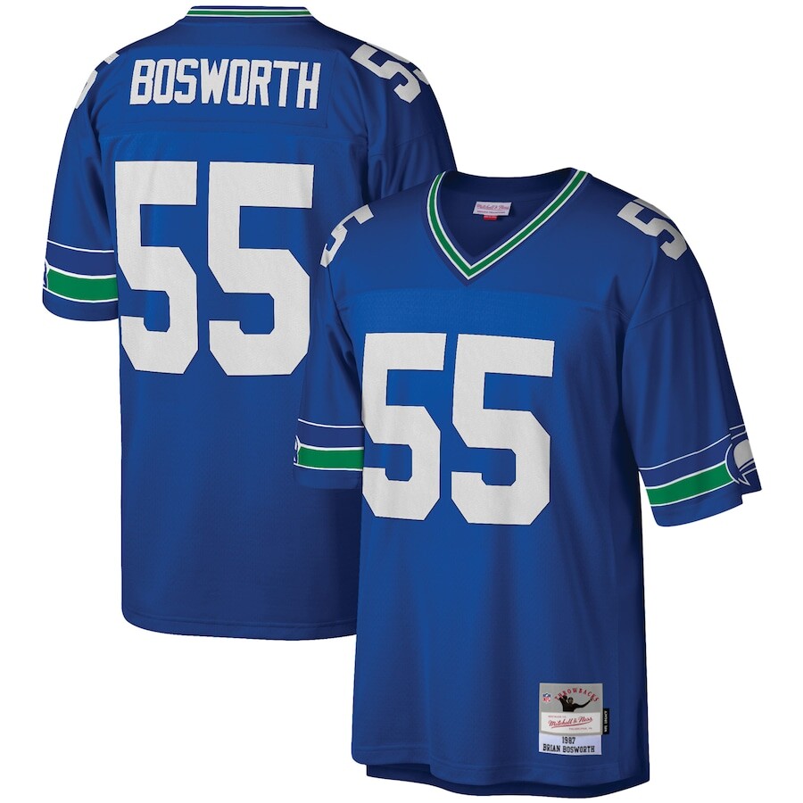 

Джерси Mitchell & Ness Seattle Seahawks, роял