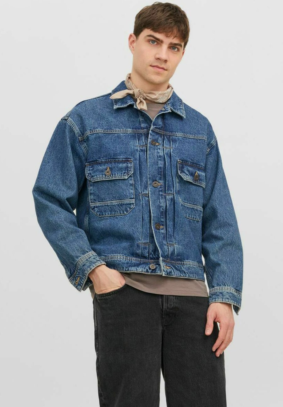

Джинсовая куртка KEVIN SBD Jack & Jones, синий деним