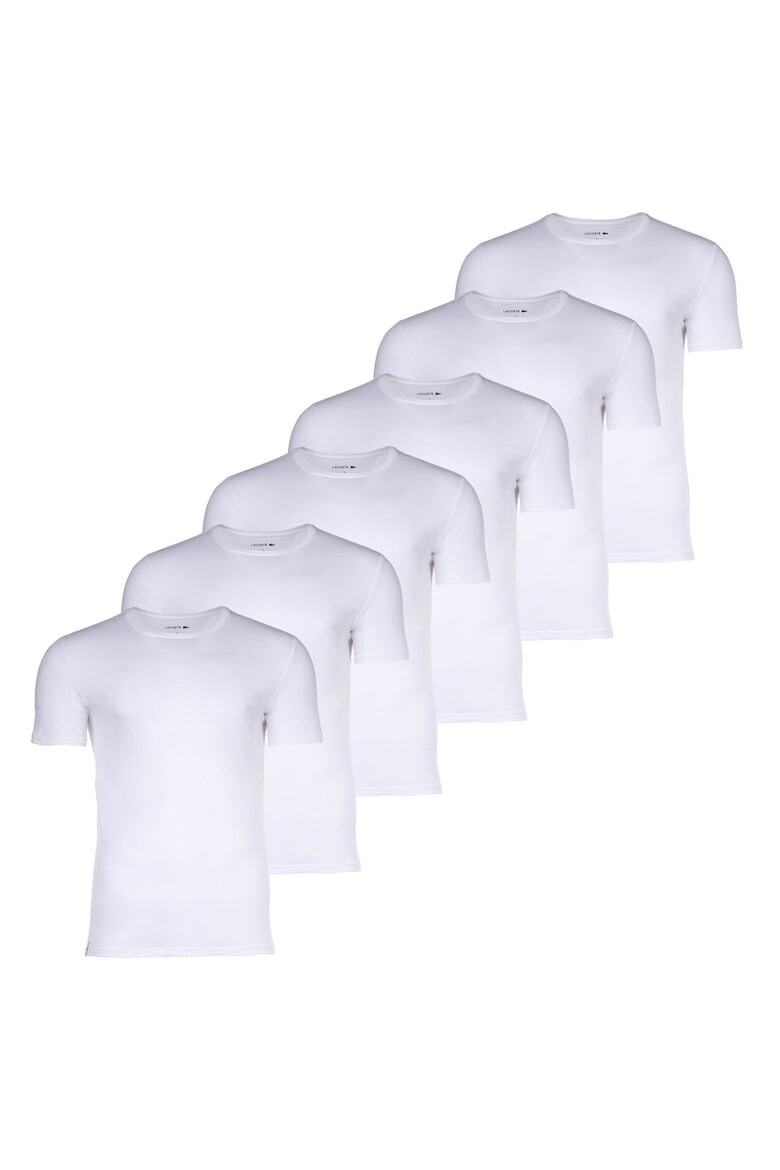 

Приталенные футболки - 6 шт Lacoste, белый
