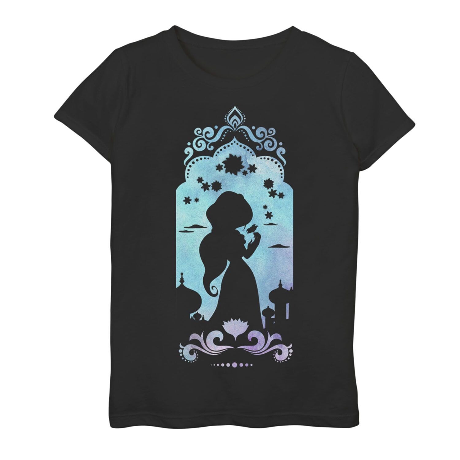 

Футболка с рисунком Disney Aladdin Jasmine Palace Shadow для девочек 7–16 лет Disney