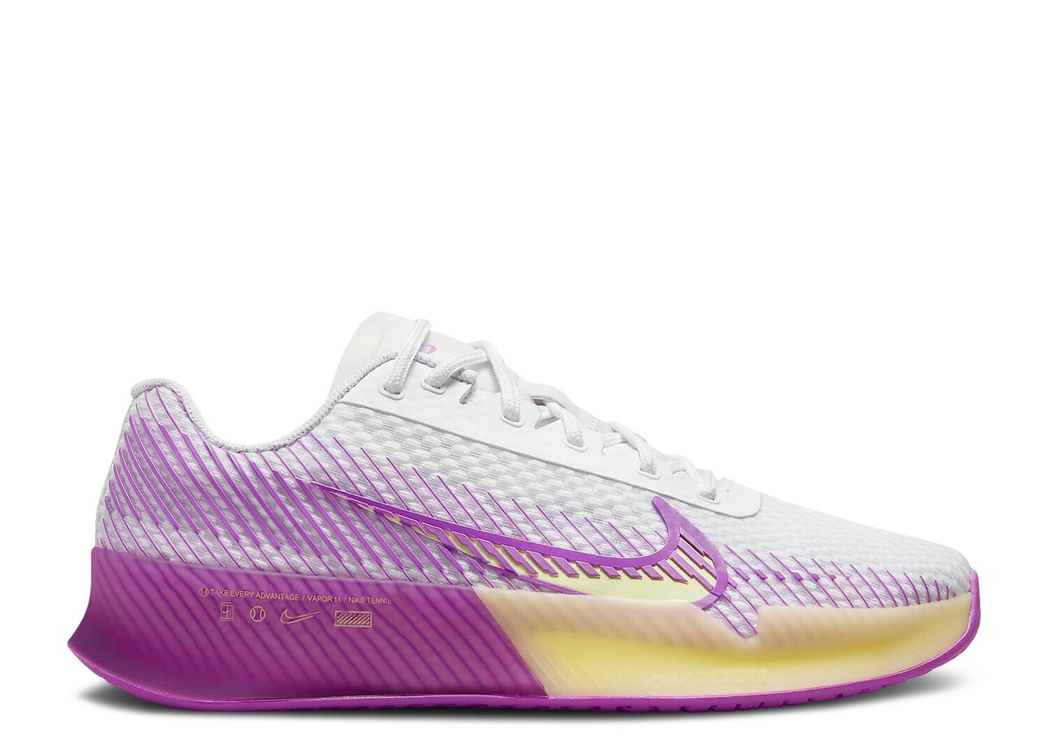 

Кроссовки Nike Wmns Nikecourt Air Zoom Vapor 11 Hc 'White Fuchsia Dream', белый