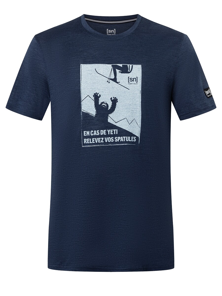 

Рубашка super.natural Merino T Shirt, синий
