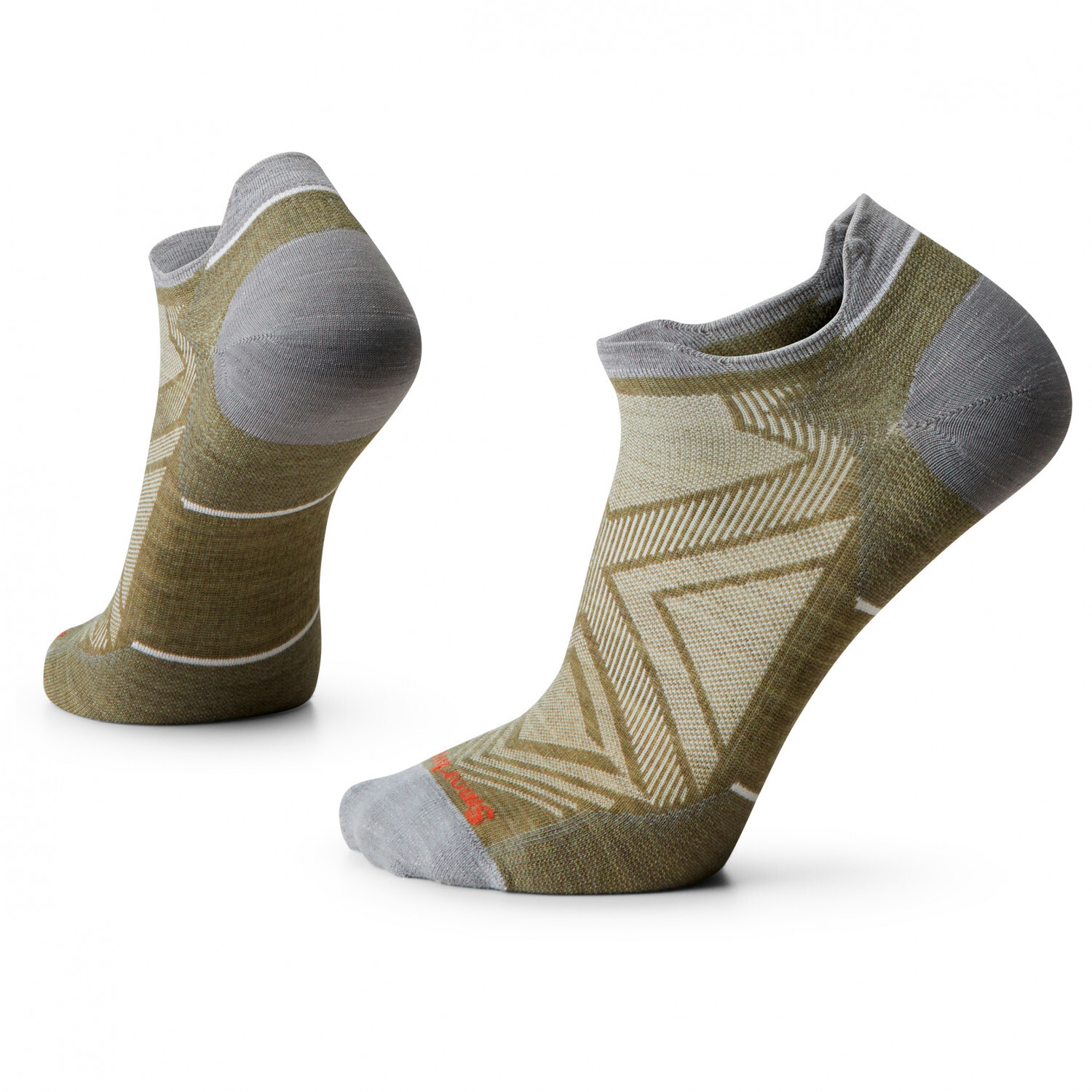 

Носки для бега Smartwool Run Zero Cushion Low Ankle, цвет Winter Moss, Серый