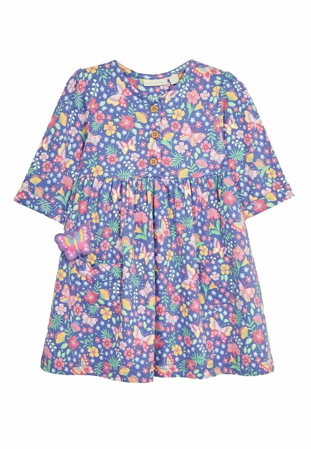 

Платье из джерси PET IN POCKET BUTTON FRONT- REGULAR FIT JoJo Maman Bébé, фиолетовый