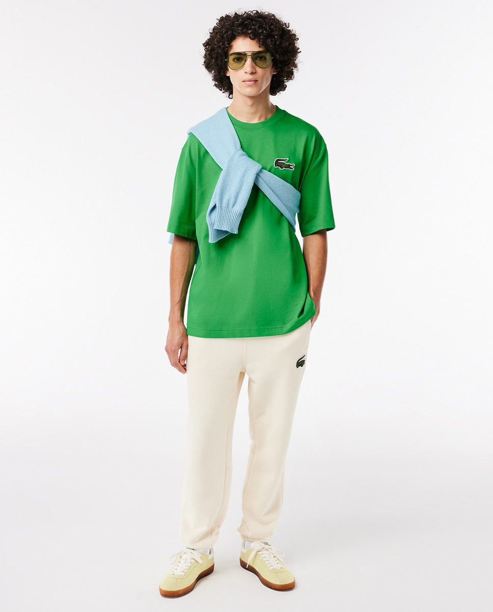 Мужская футболка свободного кроя Lacoste, светло-зеленый
