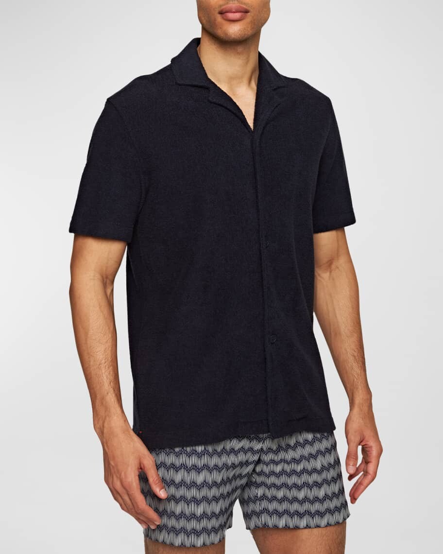 

Мужская рубашка Howell Terry Toweling Camp Orlebar Brown