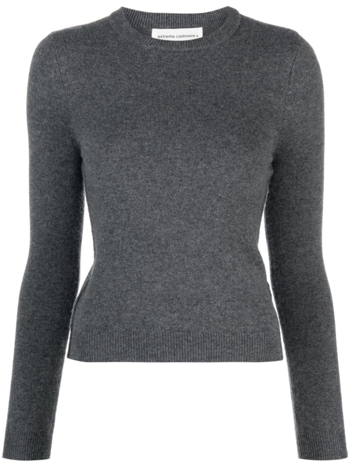 

Extreme cashmere меланжевый джемпер тонкой вязки, серый