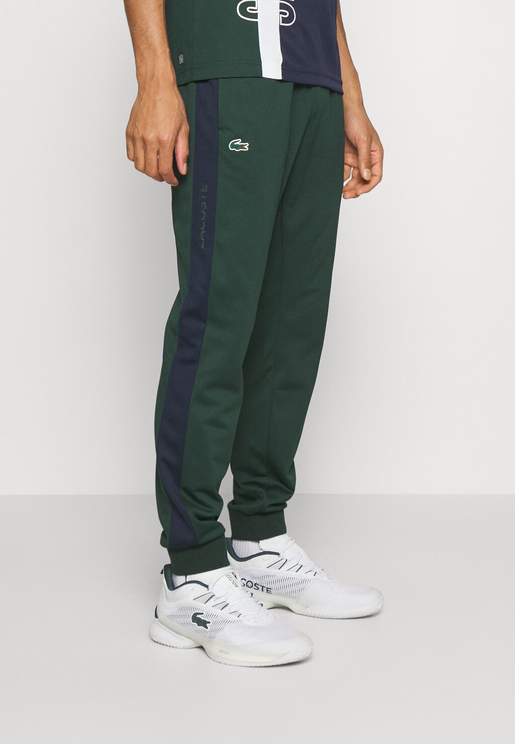 

Спортивные брюки Tennis Pant Lacoste, цвет sinople/navy blue, Серый
