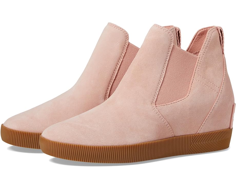 Кроссовки SOREL Out N About Slip-On Wedge II, цвет Faux Pink/Gum 2