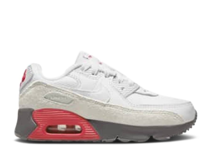 

Кроссовки Nike Air Max 90 PS, цвет White Light Silver Flat Pewter