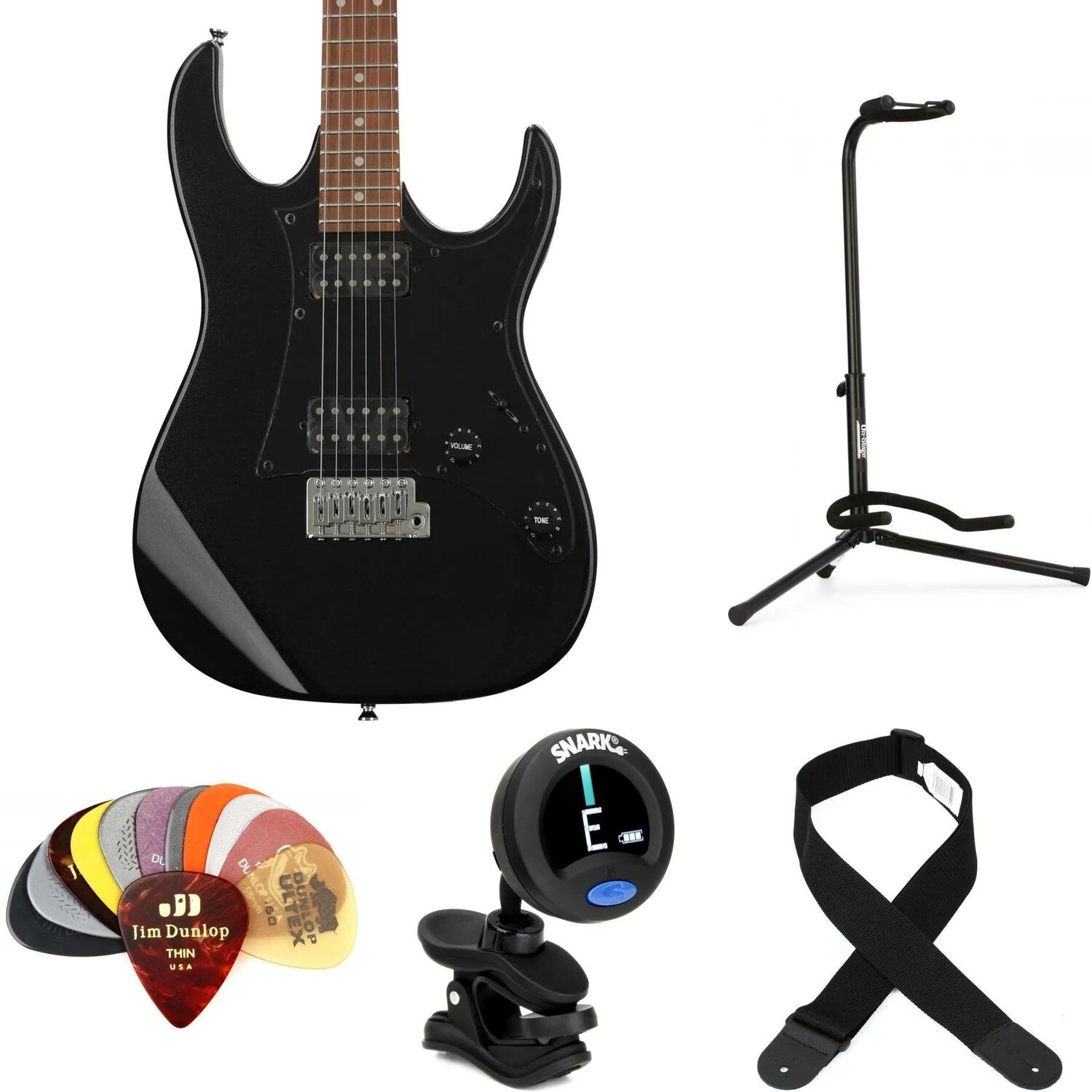 

Комплект Ibanez Gio GRX20Z Essentials — Черная ночь