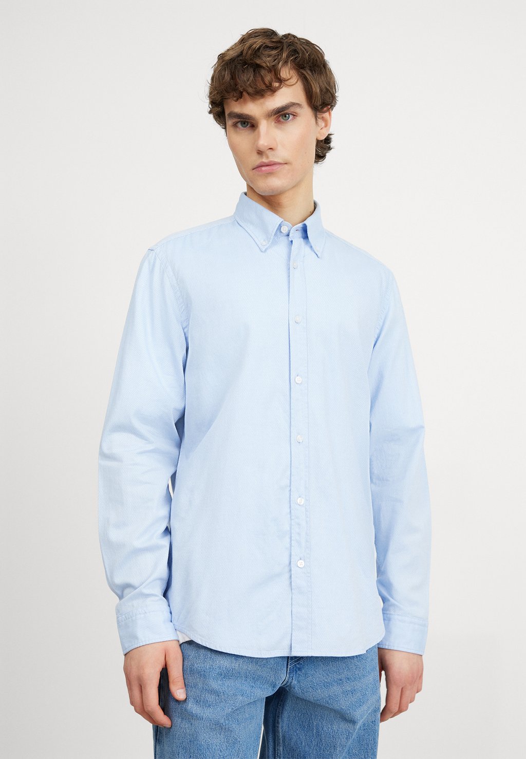 Рубашка RICKERT BOSS, синий рубашка rickert boss цвет open blue