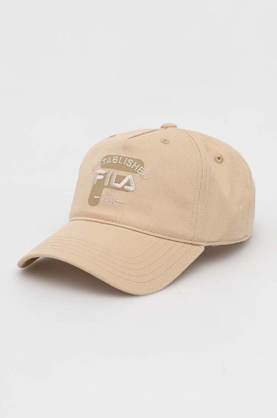 

Бейсболка из хлопка Fila, бежевый