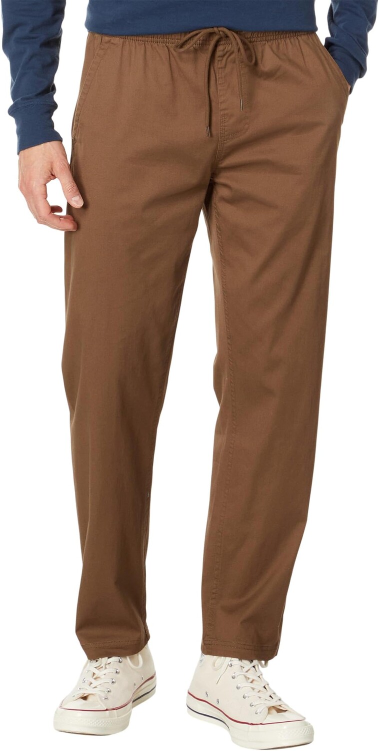 

Брюки No See Ums Eco Elastic Pants VISSLA, цвет Dark Earth