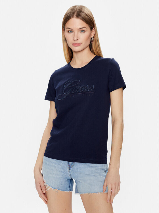 

Футболка стандартного кроя Guess, синий