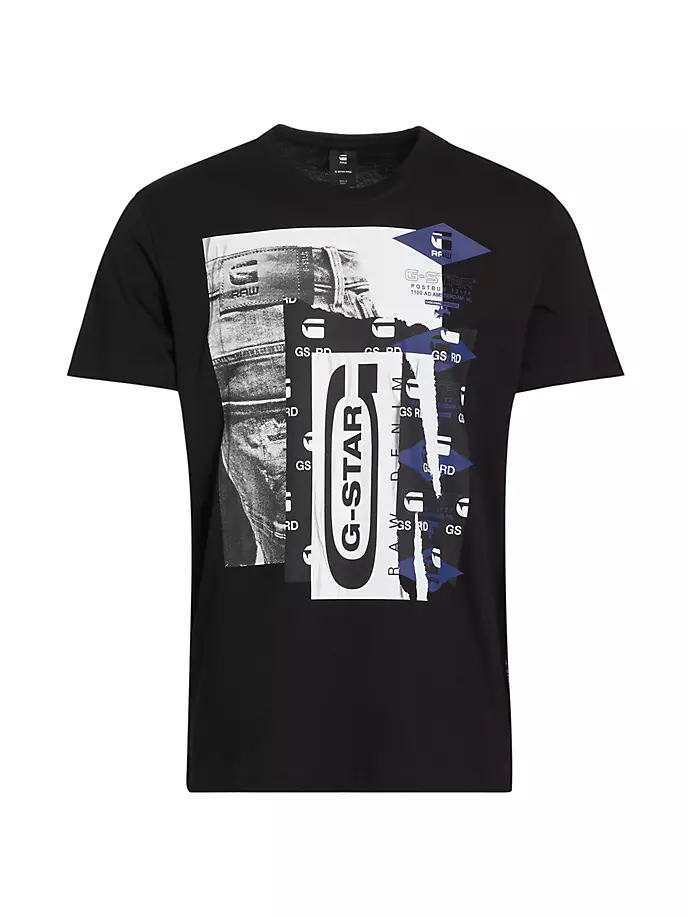 

Джинсовая футболка G-Star GR G-Star Raw, черный