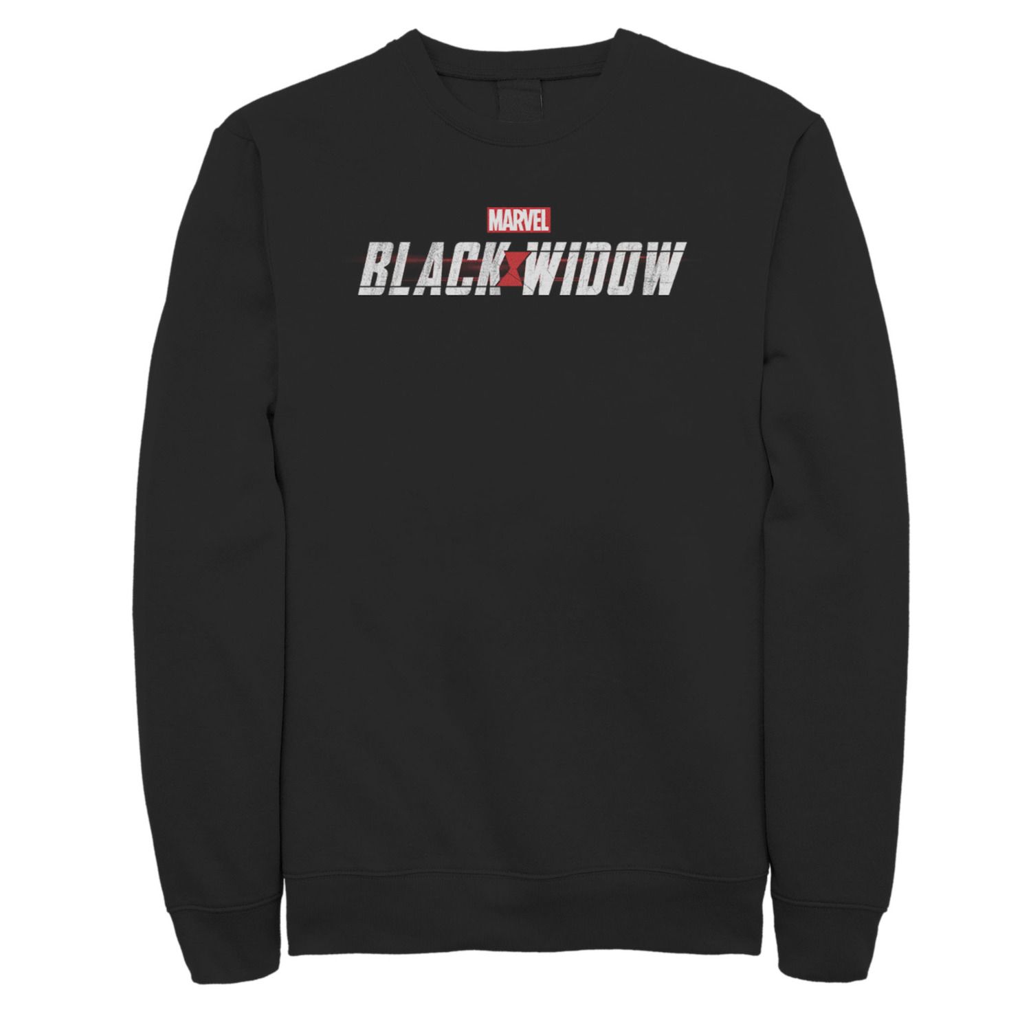 Мужской флис с официальным логотипом Black Widow Marvel