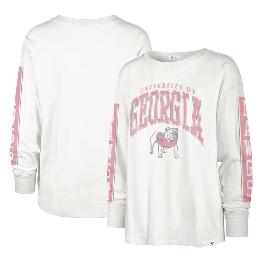 

Футболка с длинным рукавом 47 Georgia Bulldogs, белый