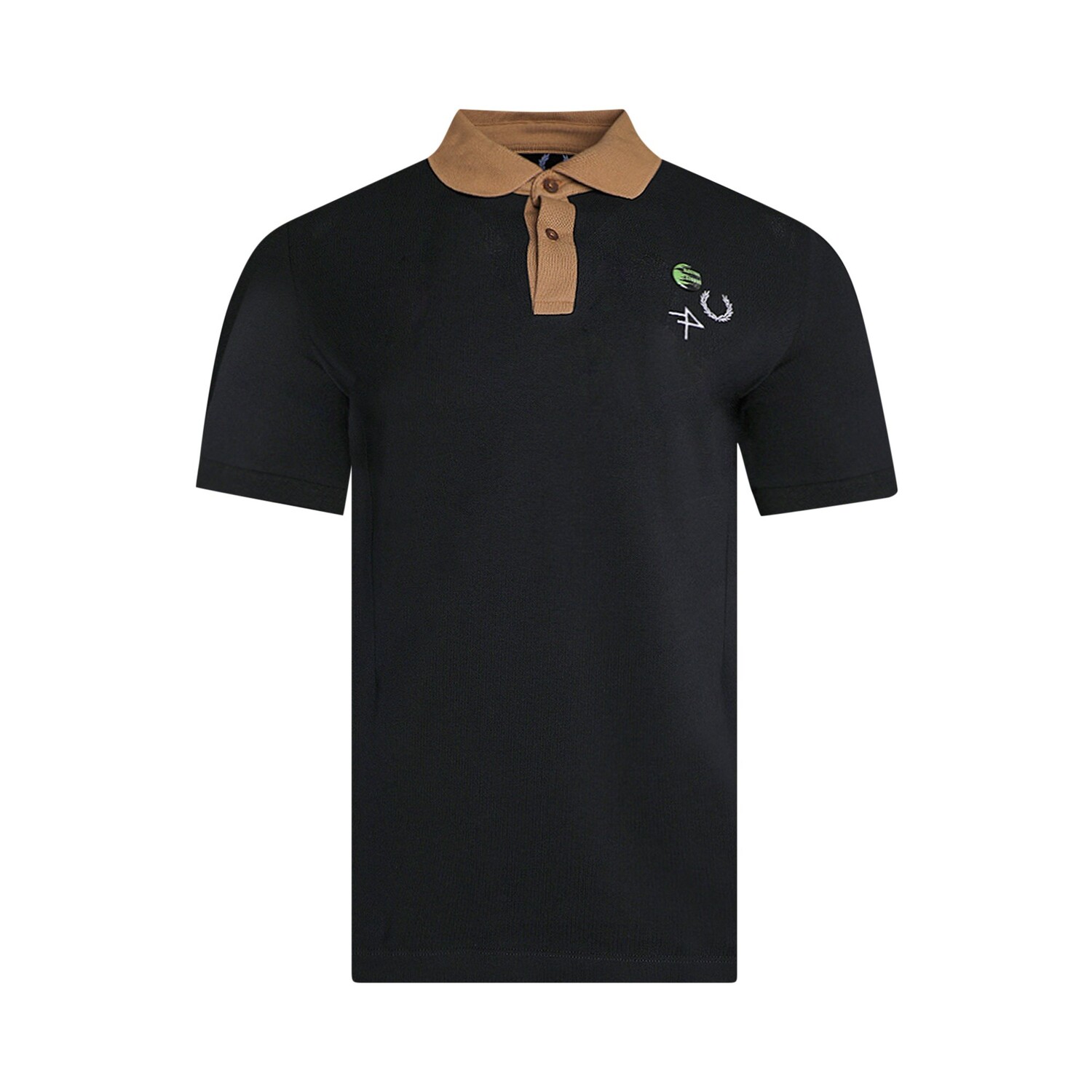 

Рубашка-поло с контрастным воротником Fred Perry x Raf Simons, цвет Черный