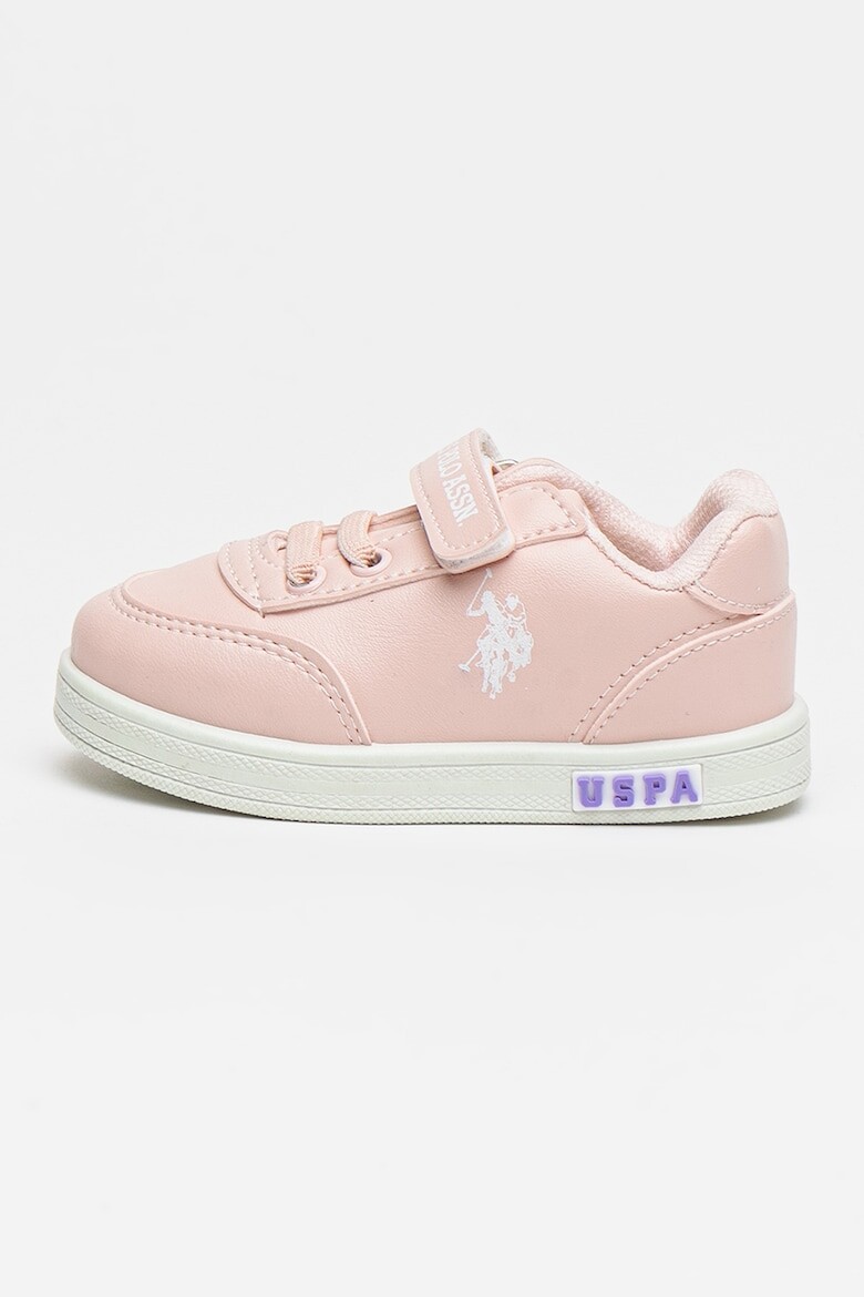

Туфли Cameron из экокожи на липучке U S Polo Assn , розовый