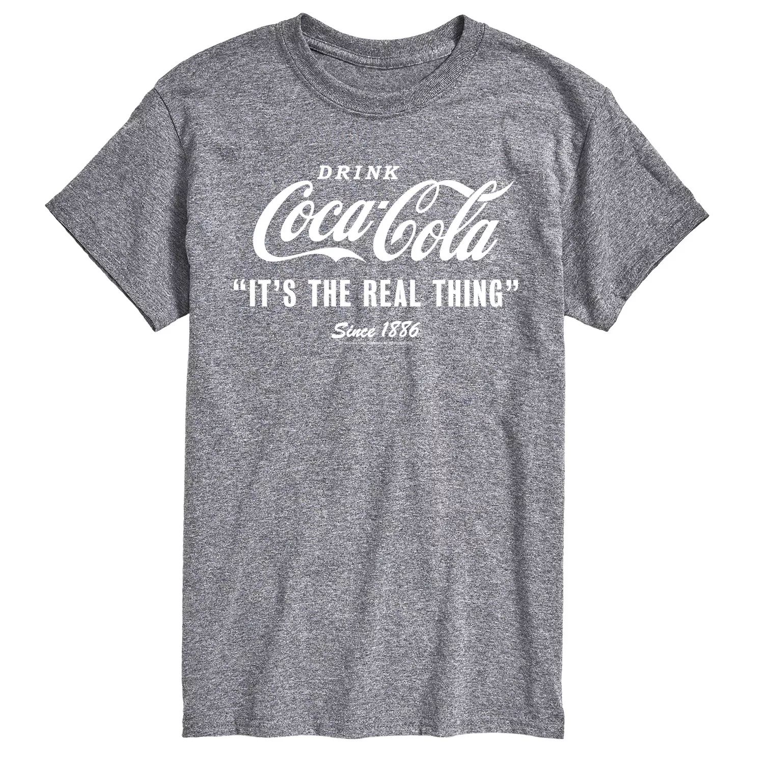 Мужская футболка с рисунком Coca-Cola It A Real Thing License, серый