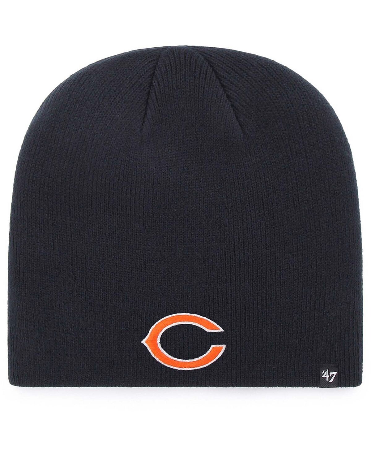 

Мужская темно-синяя вязаная шапка с логотипом Chicago Bears Primary '47 Brand