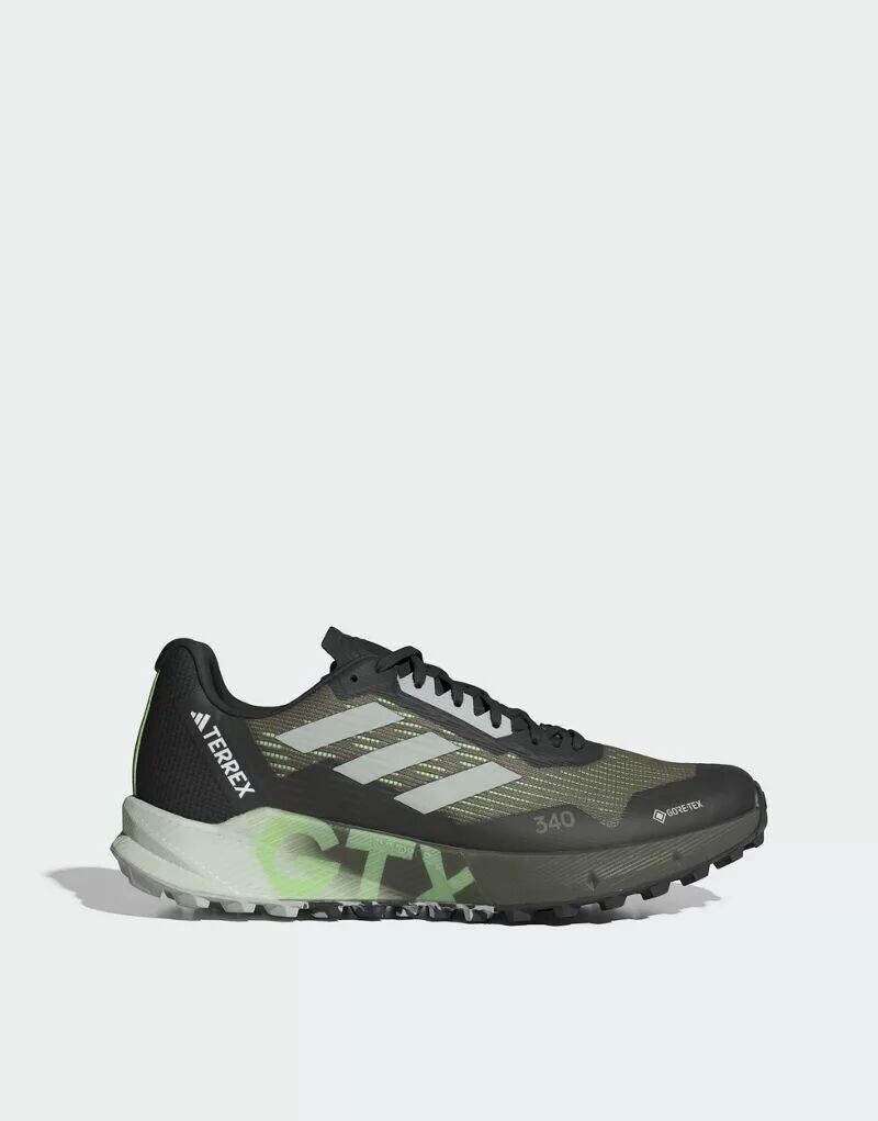

Зеленые кроссовки для трейлраннинга adidas Terrex Agravic Flow 2.0 GORE-TEX