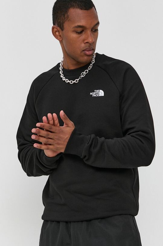 

Хлопковая толстовка The North Face, черный