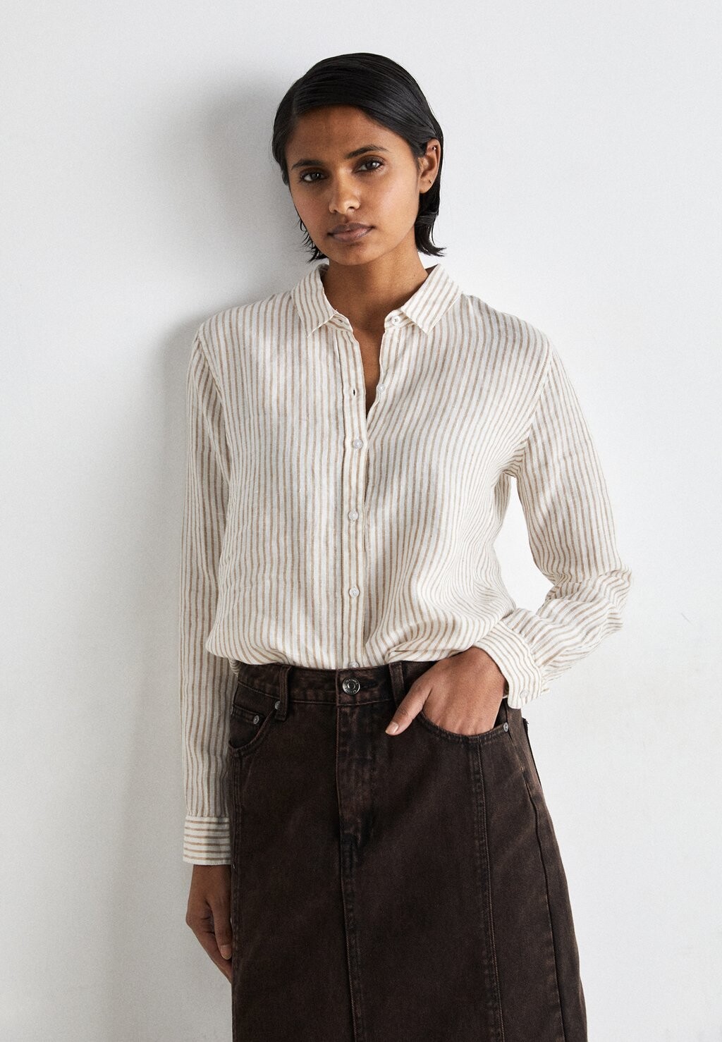 

Блузка-рубашка MARINE Barbour, цвет tannin