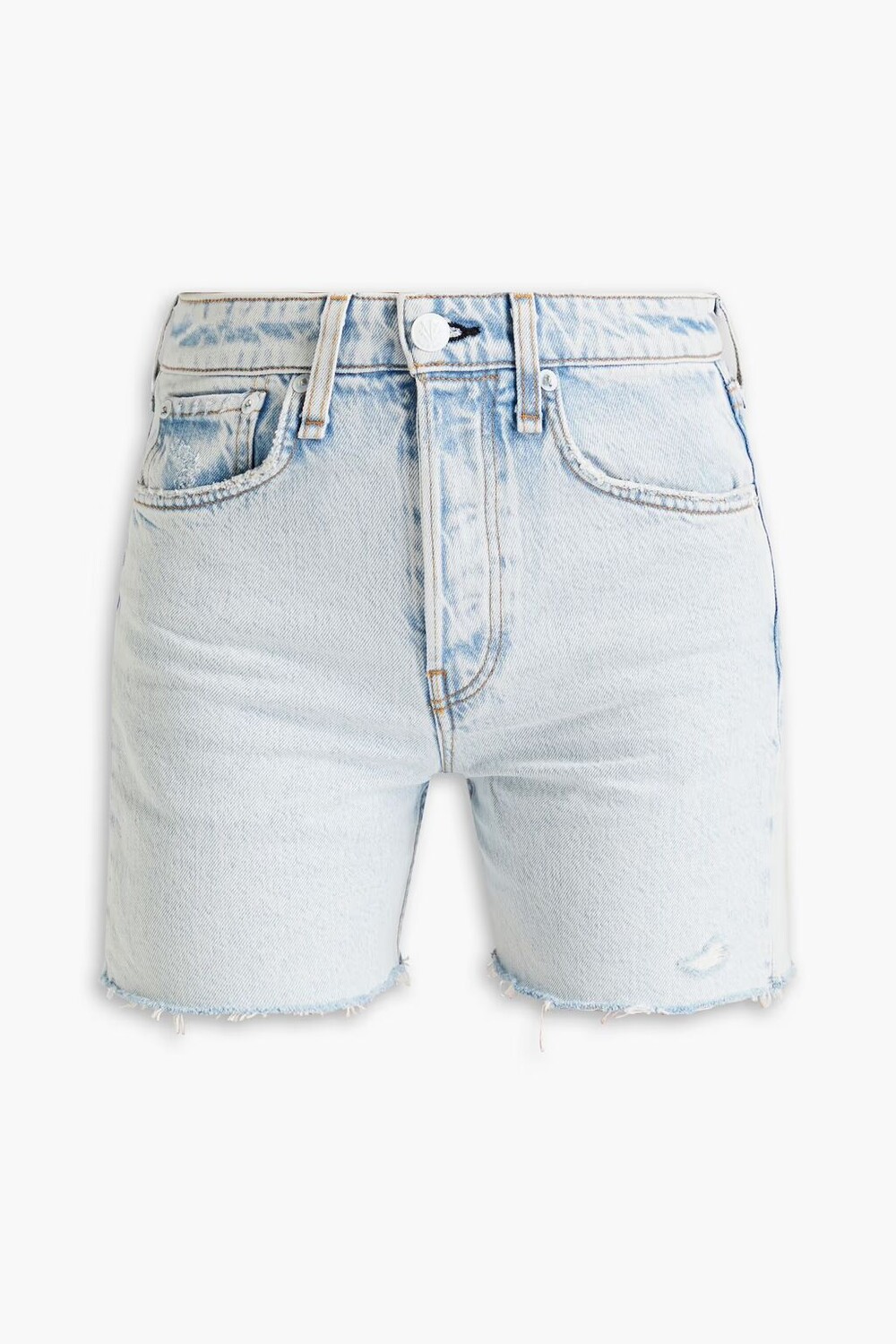 

Джинсовые шорты Maya с потертостями Rag & Bone, легкий деним