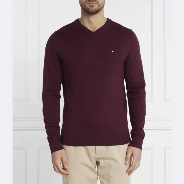 

Свитер обычного кроя с добавлением кашемира Tommy Hilfiger, бургунди