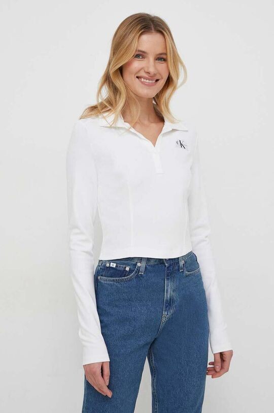 

Длинный рукав Calvin Klein Jeans, белый