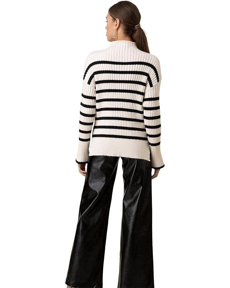 

Свитер line and dot Sunday Stripe Sweater, цвет Ivory/Black