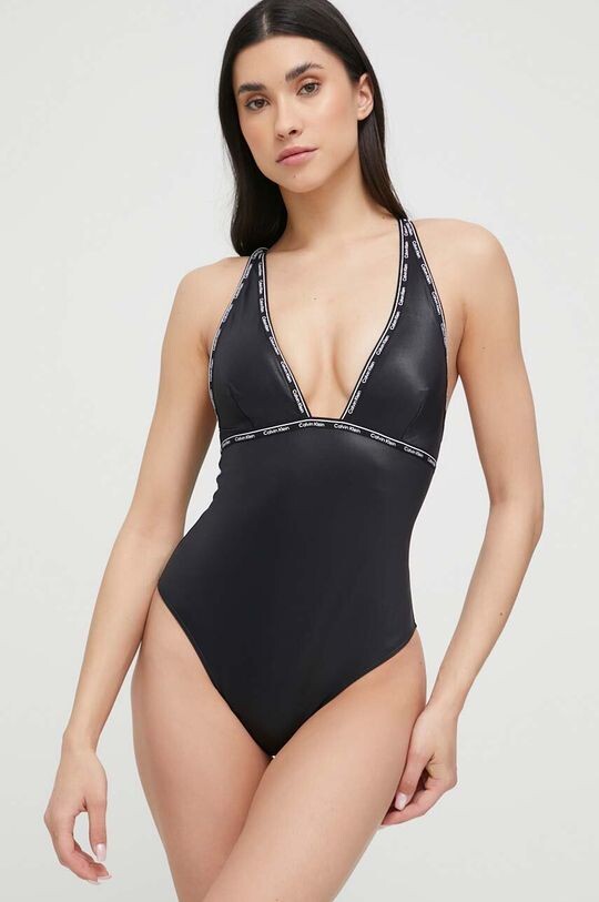 

Цельный купальник Calvin Klein, черный