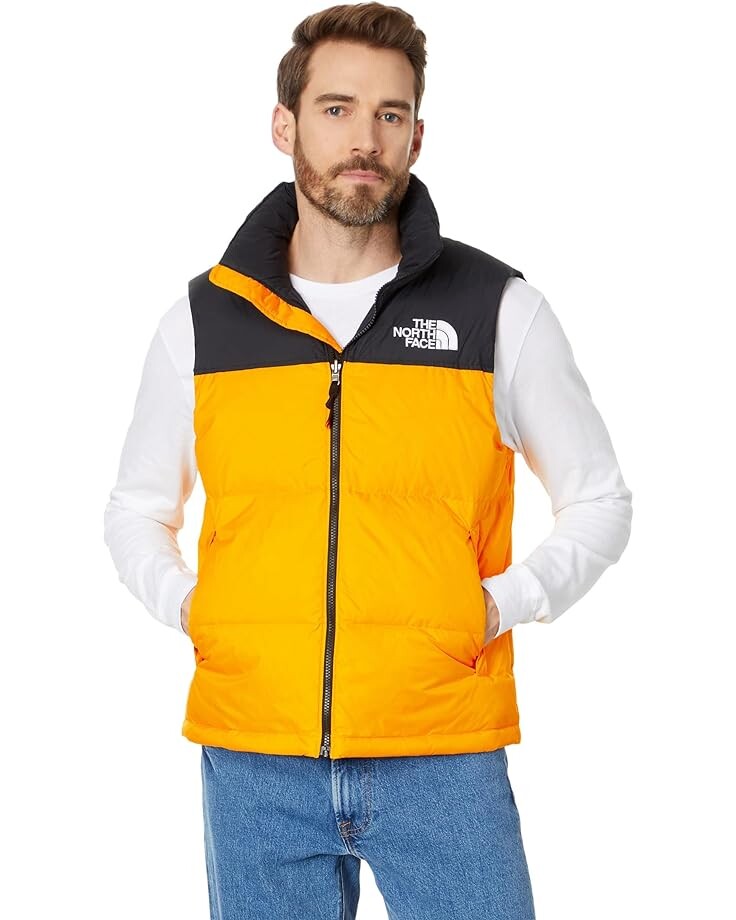 

Утепленный жилет The North Face 1996 Retro Nuptse, цвет Summit Gold/TNF Black