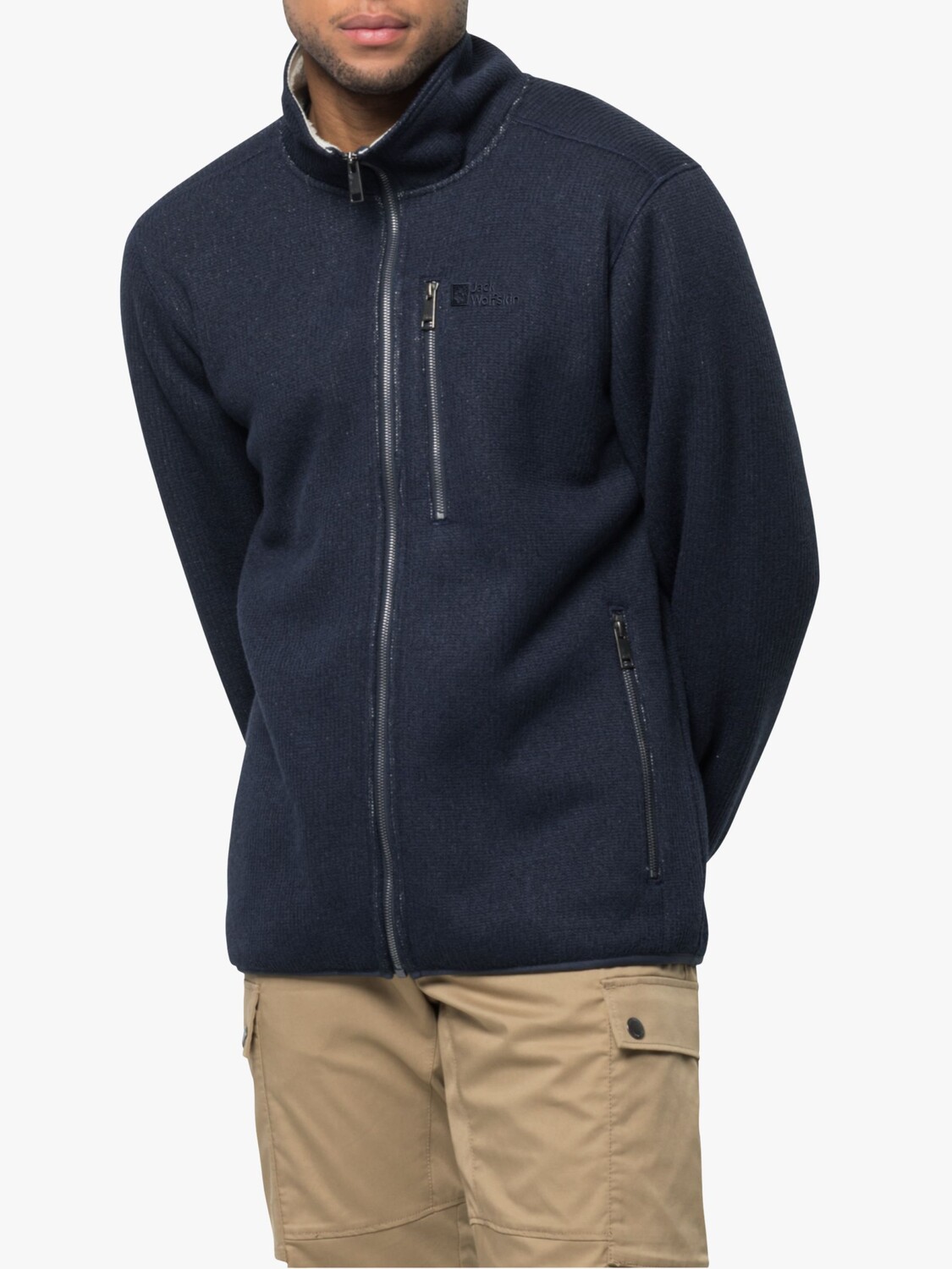 

Мужская флисовая куртка Jack Wolfskin Robson Fjord, темно-синий