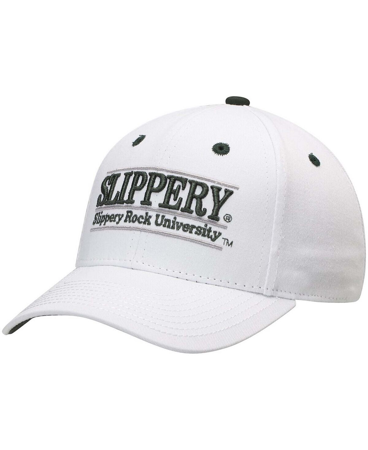 

Мужская белая регулируемая шляпа Slippery Rock Pride Classic Bar Game