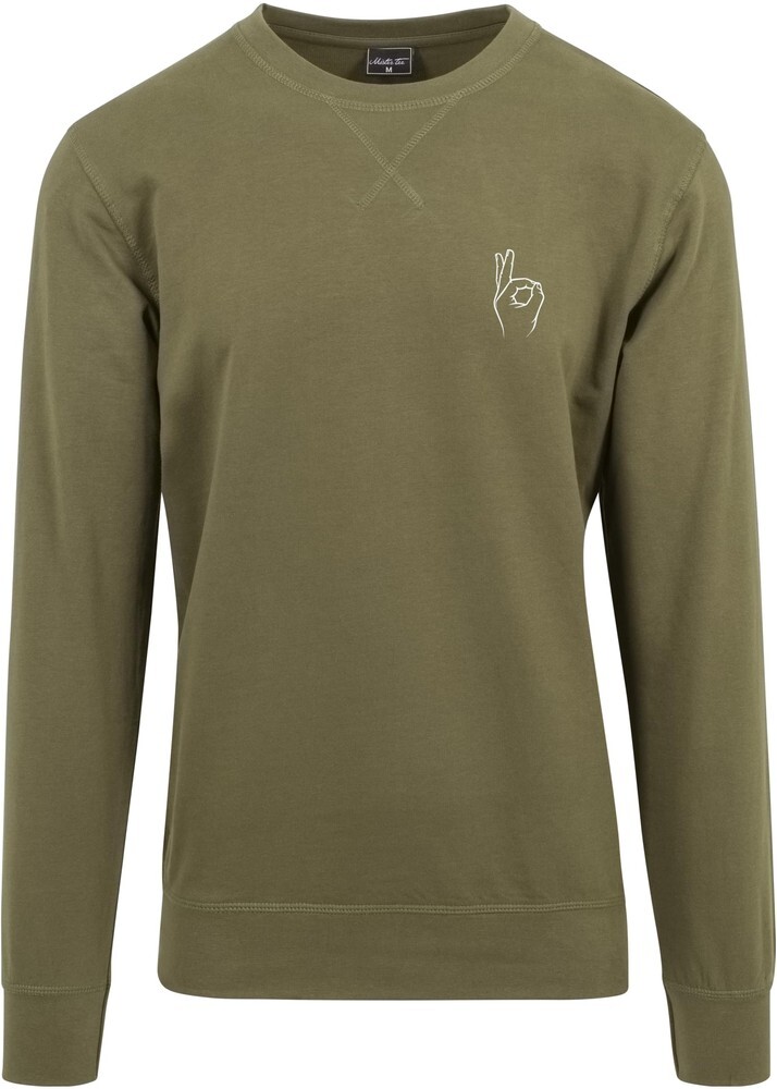 

Пуловер Mister Tee Easy Sign Crewneck, зеленый