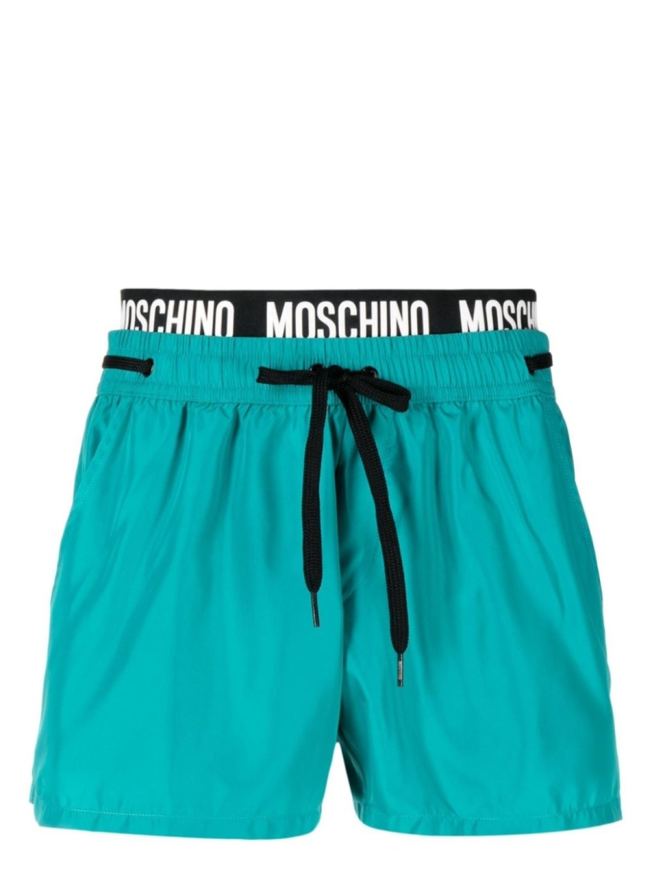 

Moschino пляжные шорты с логотипом, зеленый