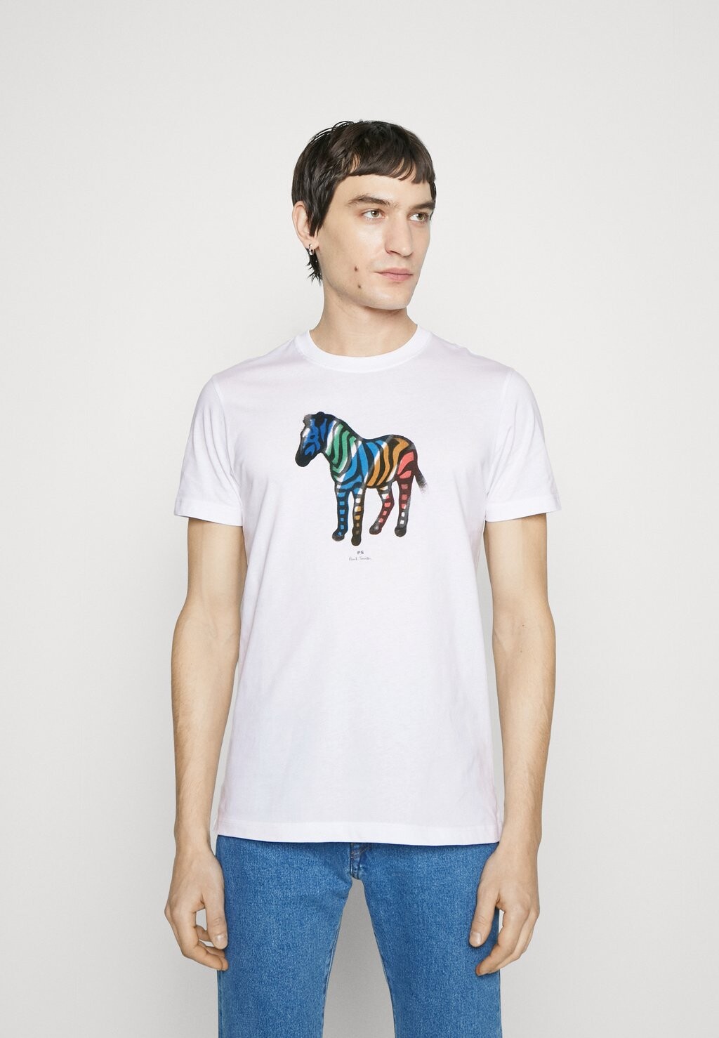 

Футболка с принтом PS Paul Smith, белый