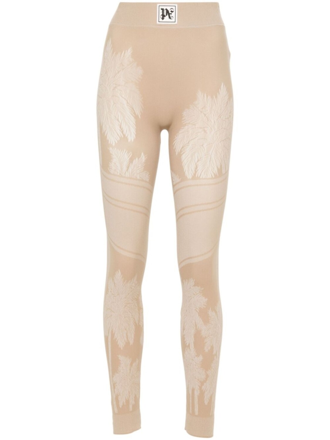 

Лыжные легинсы Base Layer с логотипом Palm Angels, бежевый, Серый