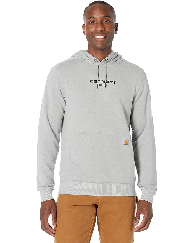 Толстовка Carhartt Force Relaxed Fit Lightweight Logo Graphic, цвет Asphalt Heather толстовка force relaxed fit lightweight logo graphic sweatshirt carhartt цвет red barn