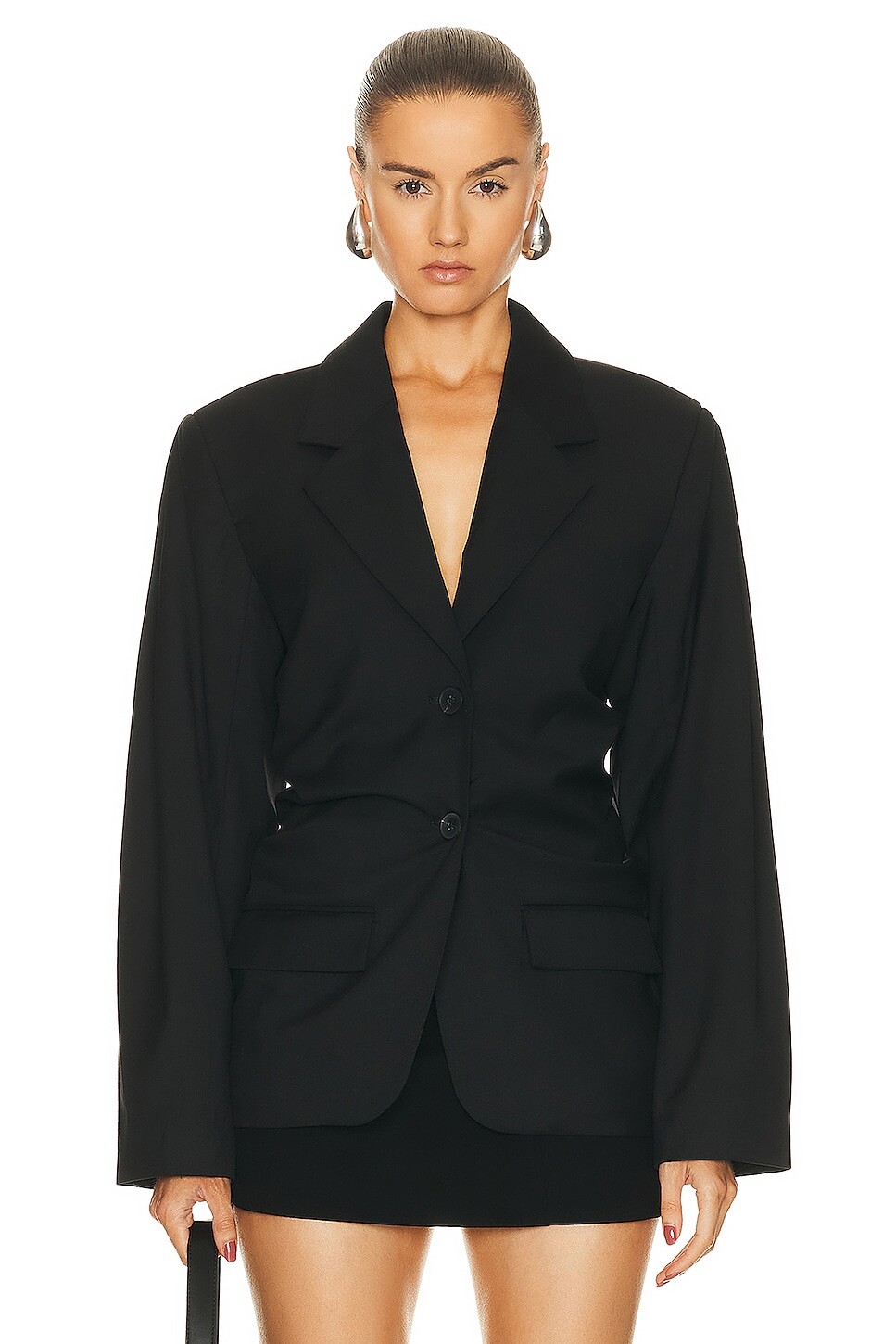 

Блейзер Remain Drapy Suiting, черный