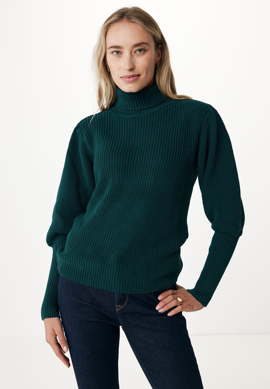 Вязаный свитер Mexx, цвет dark green