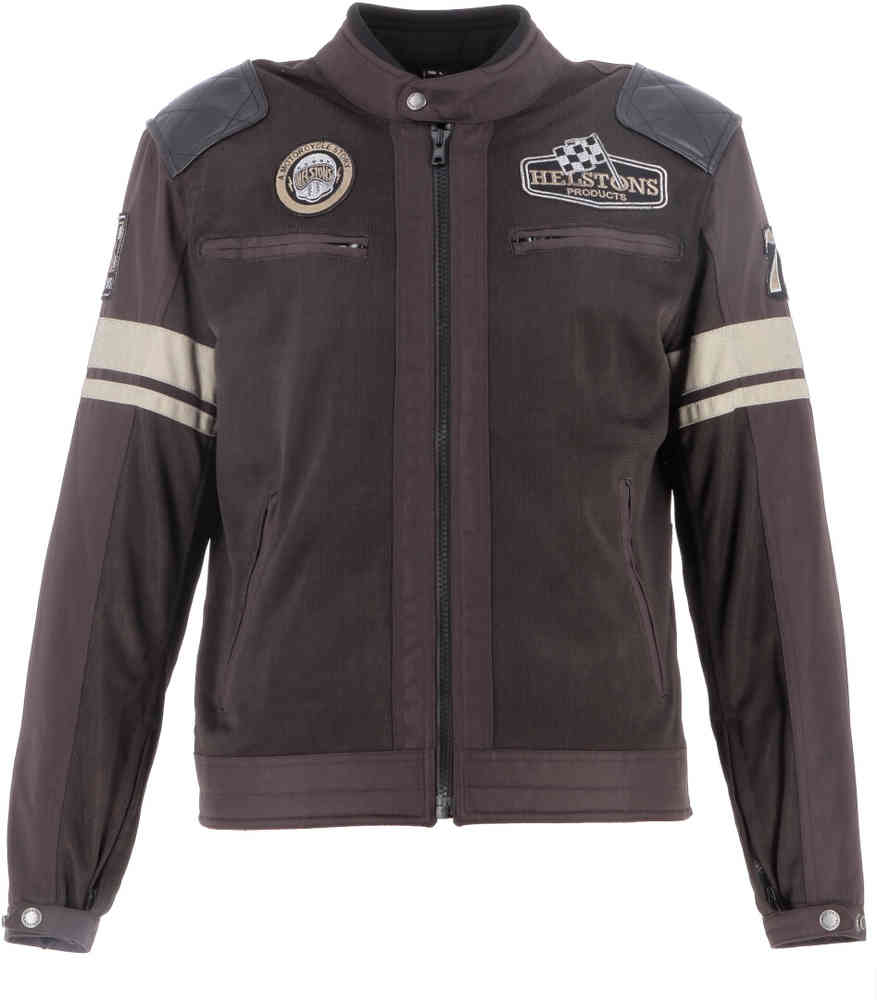 Мотоциклетная текстильная куртка Revolte Air Helstons, темно коричневый фотографии