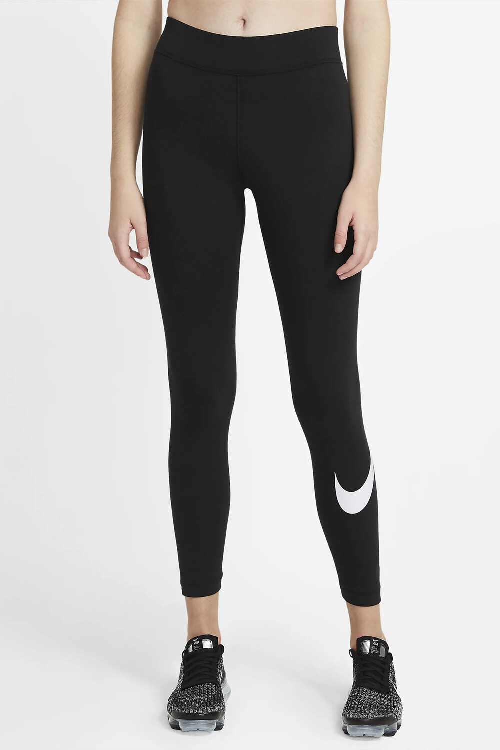 

Женские черные спортивные колготки Nike, черный