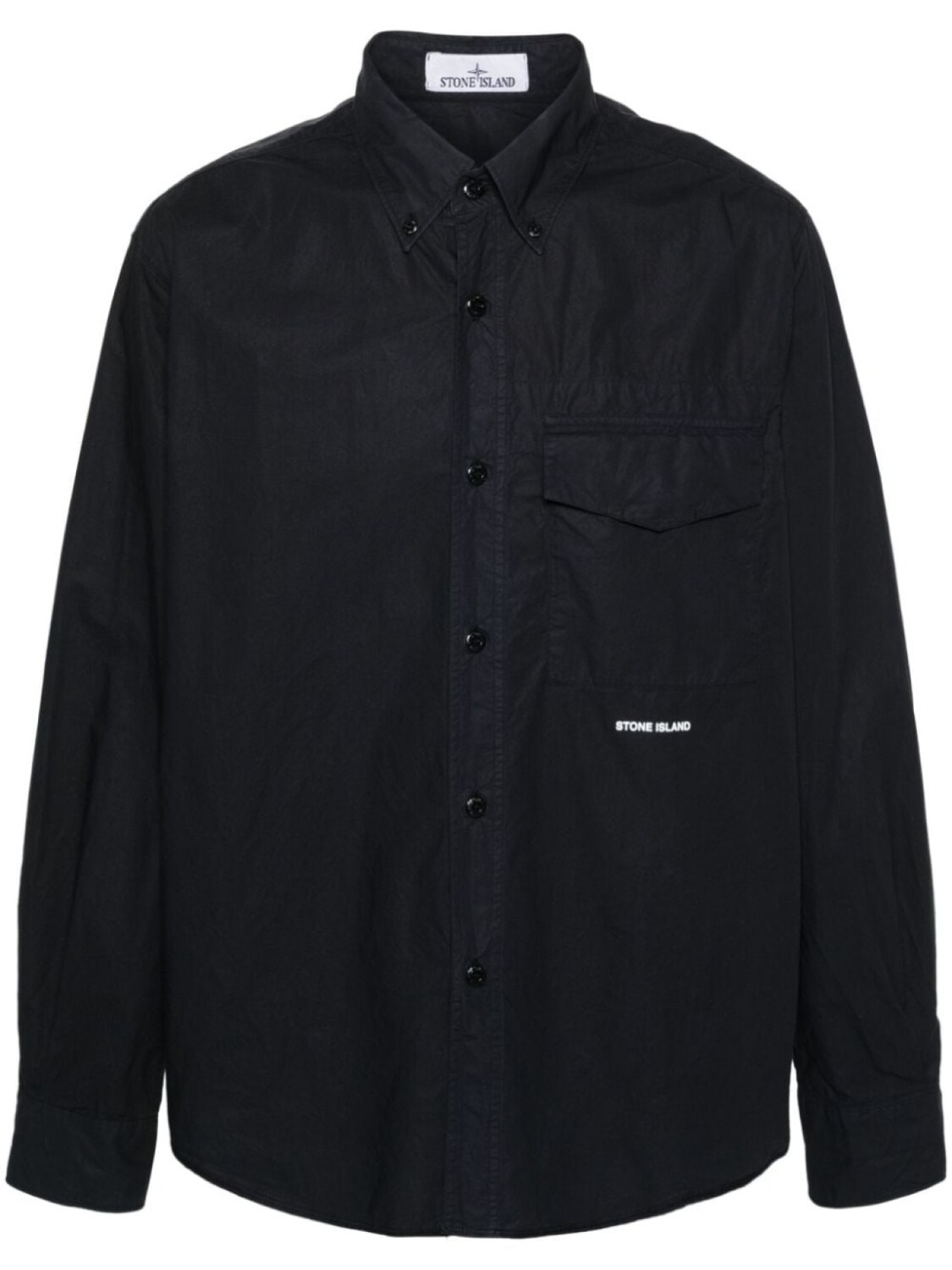 

Stone Island рубашка с логотипом, синий