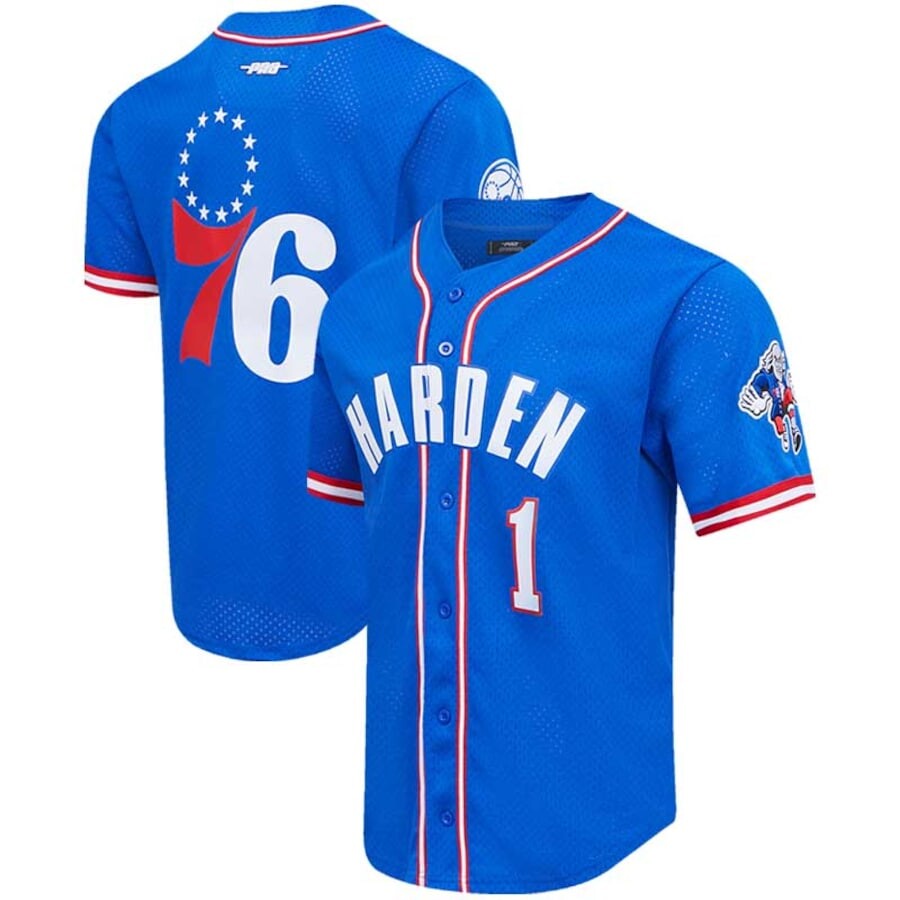 

Рубашка Pro Standard Philadelphia 76Ers, роял